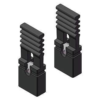 2.54mm Brückenstecker mit Grifflasche