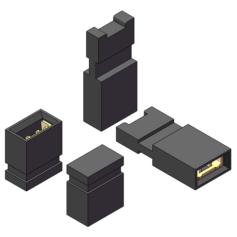 1.27mm Jumper-Stecker