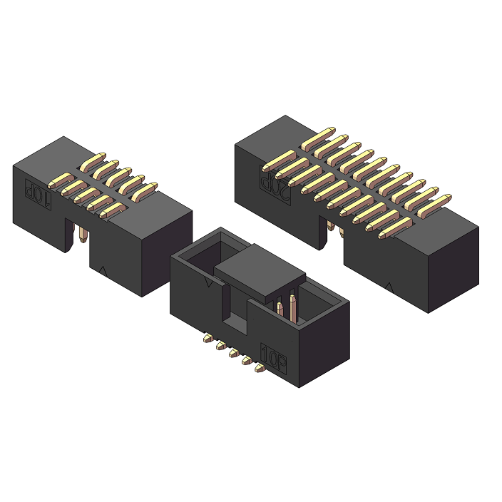 1,27-mm-Boxheader, H=4,9, SMT