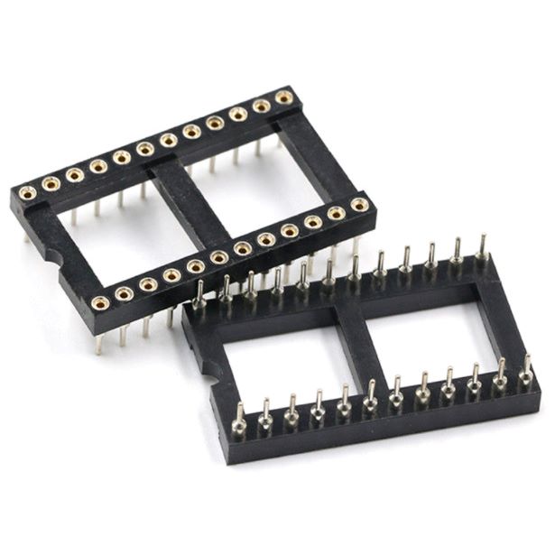Hochwertiger IC-Sockel für sichere und zuverlässige Chipverbindungen, kompatibel mit DIP, PGA und anderen IC-Gehäusen, ideal für PCB-Prototyping, Industrieelektronik und eingebettete Systeme