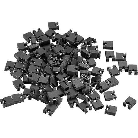 Hochwertige Jumper-Kappe für PCB-Schaltungskurzschluss, zuverlässige elektrische Verbindung, kompatibel mit 2,54mm und 1,27mm Pinleisten, weit verbreitet in elektronischen Geräten, DIY-Projekten und industriellen Steuerungssystemen